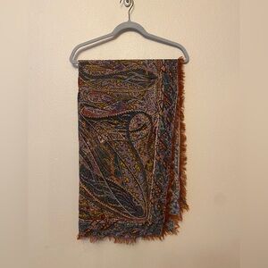 Liberty Paisley wool Scarf/wrap